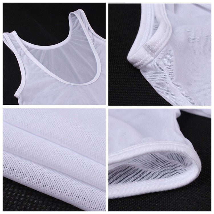 Men's Mesh Triangle Single Layer Jumpsuit
