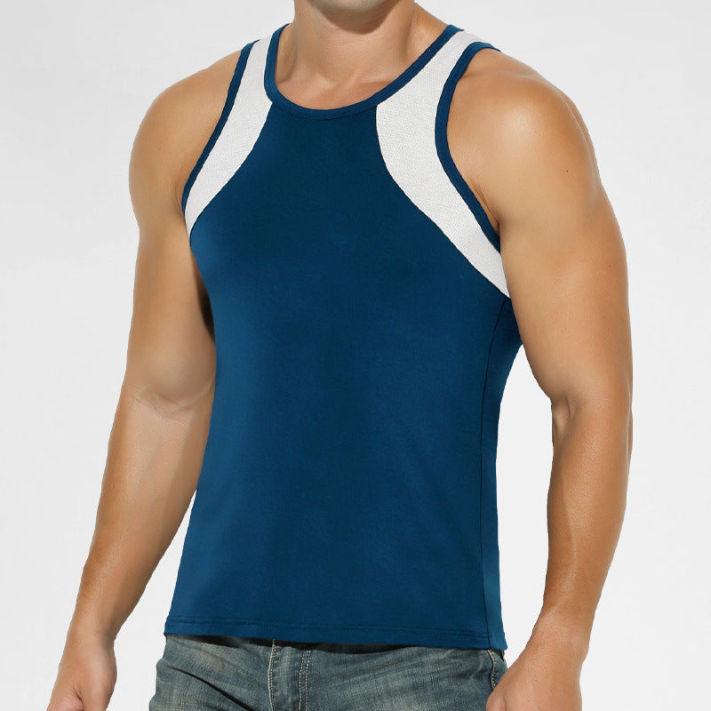 Men's Athletic Running Sleeveless T-Shirt Base Layer Undershirt