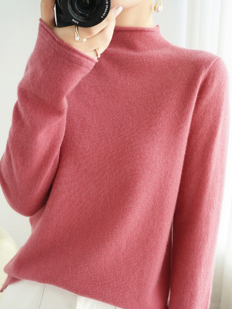 Women's Pullover Sweater Inner Wear Thickened Wool Base Shirt