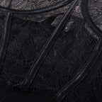 Black Lace Women's Jumpsuit