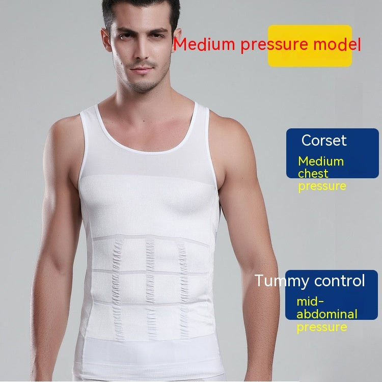 Men's Fashion Casual Solid Color Shapewear Vest