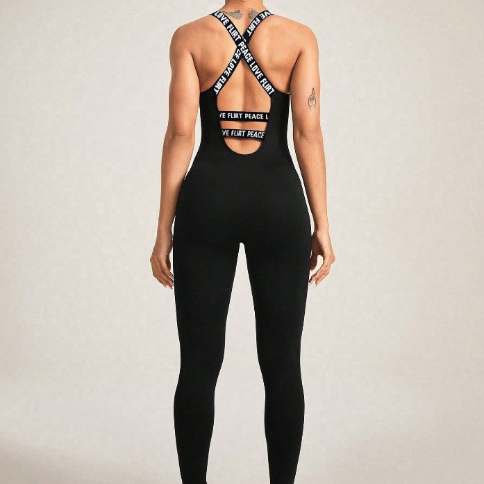 Seamless Camisole Jumpsuit High Elastic Tight