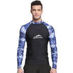 Sea Sun Protection Suit Men's Wetsuit Tight Elastic Split Body