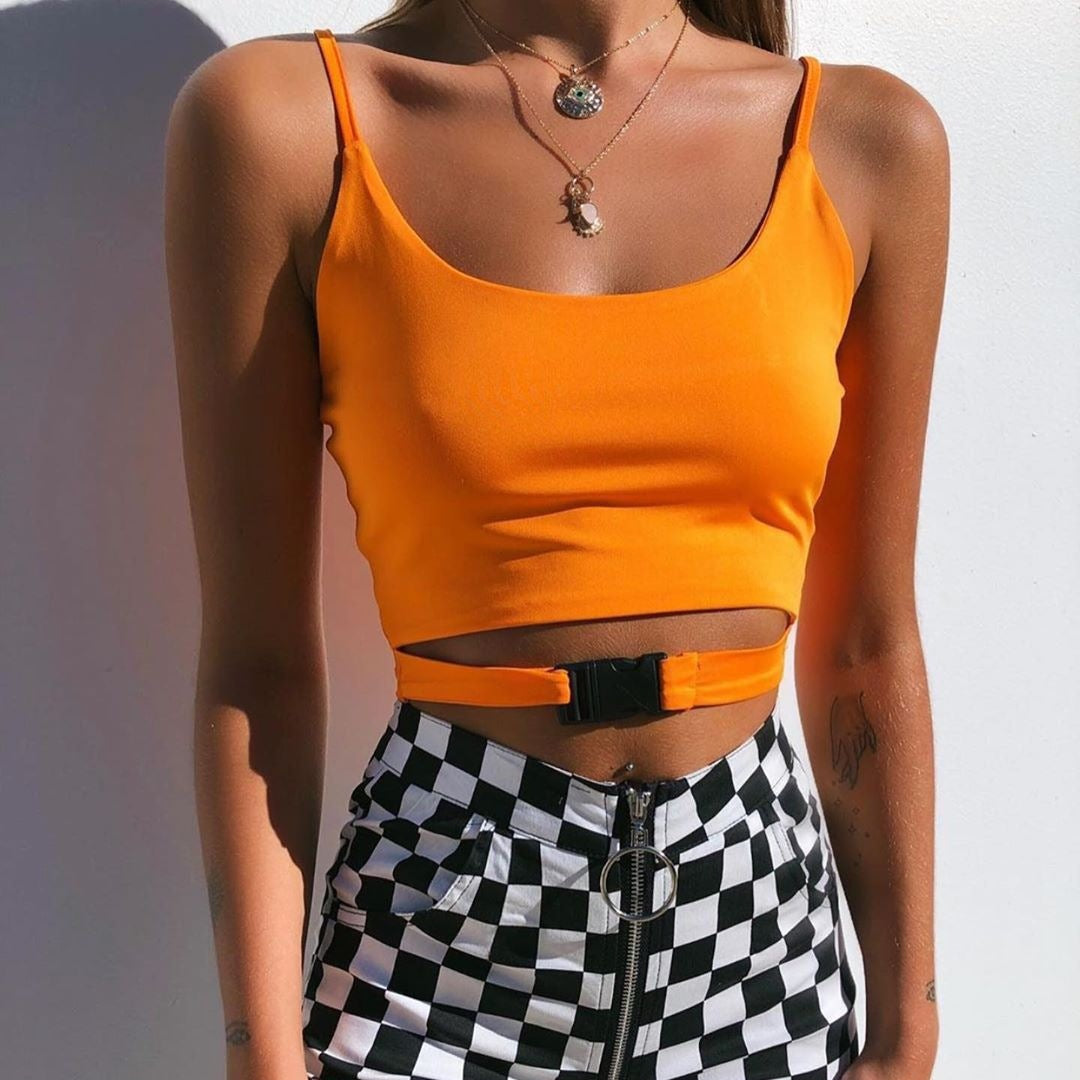 Solid color camisole base