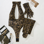 Popular Jumpsuit Sexy Gloves Leggings Suit