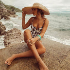 Leopard print swimsuit