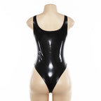 Triangular One-Piece Swimsuit Low Cut Tight Swimsuit