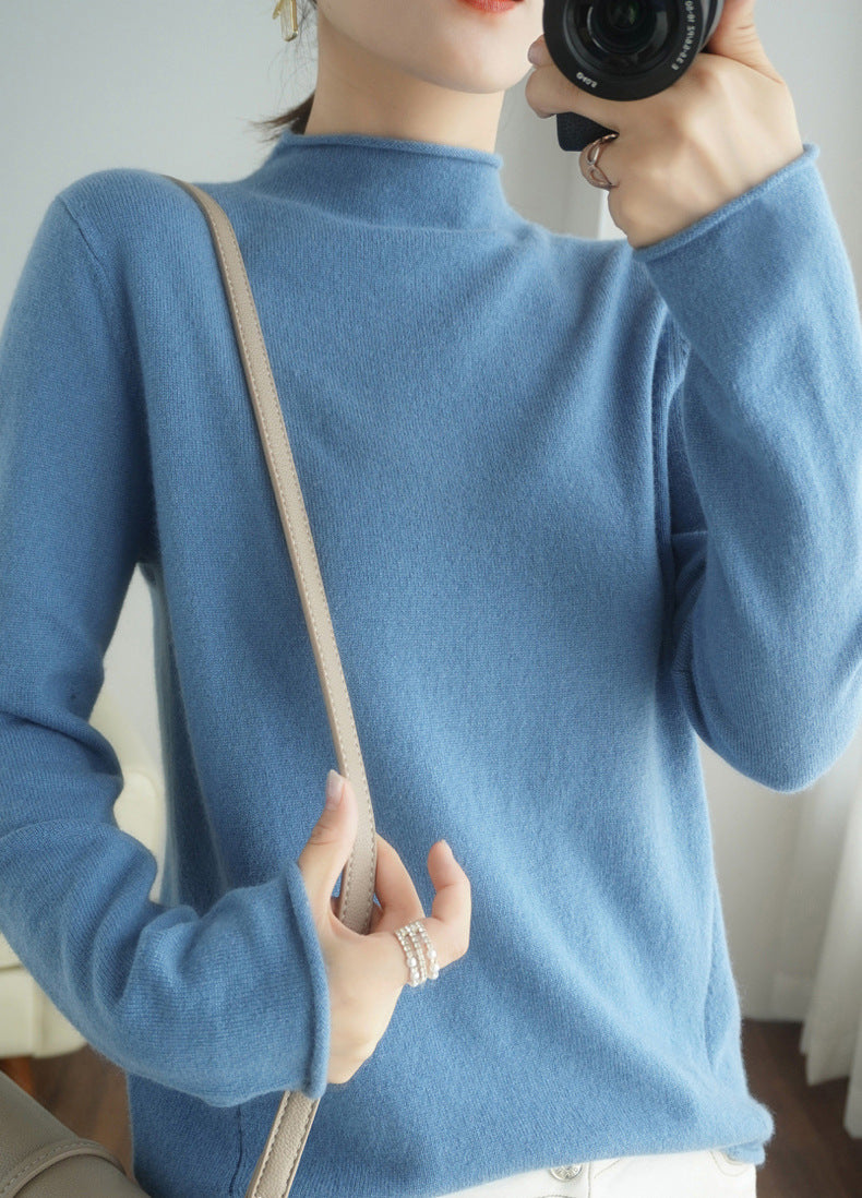 Women's Pullover Sweater Inner Wear Thickened Wool Base Shirt