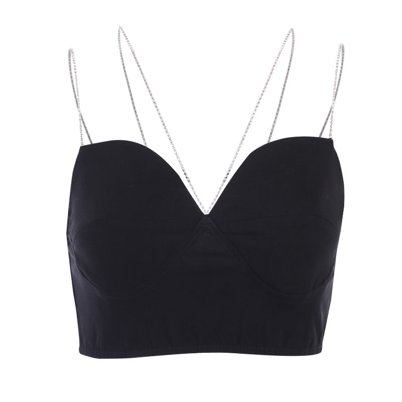 Fashion Sexy Lady Style Body Shaping Temperament Base Wrap Top