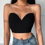 Fashion Sexy Lady Style Body Shaping Temperament Base Wrap Top