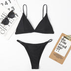 Stitching Bikini Pad Dye Printing Swimsuit Women