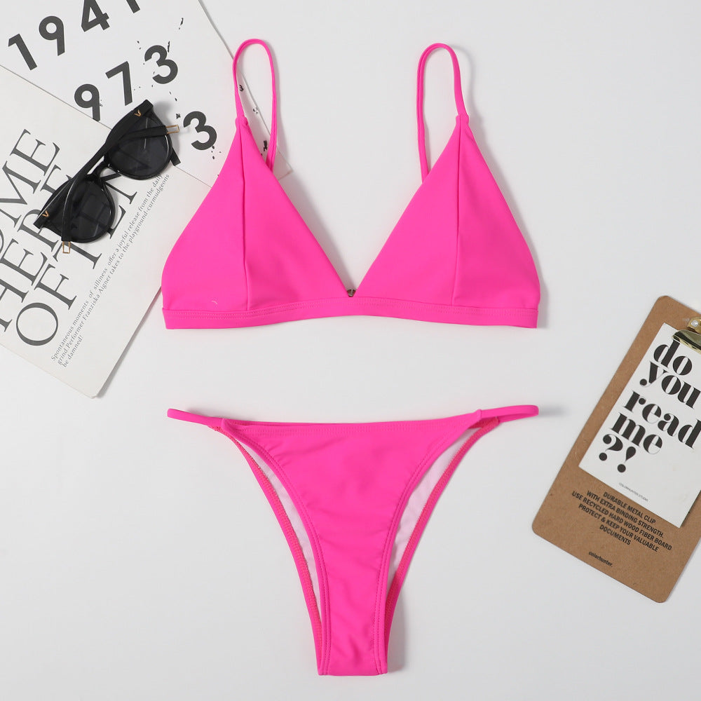 Stitching Bikini Pad Dye Printing Swimsuit Women