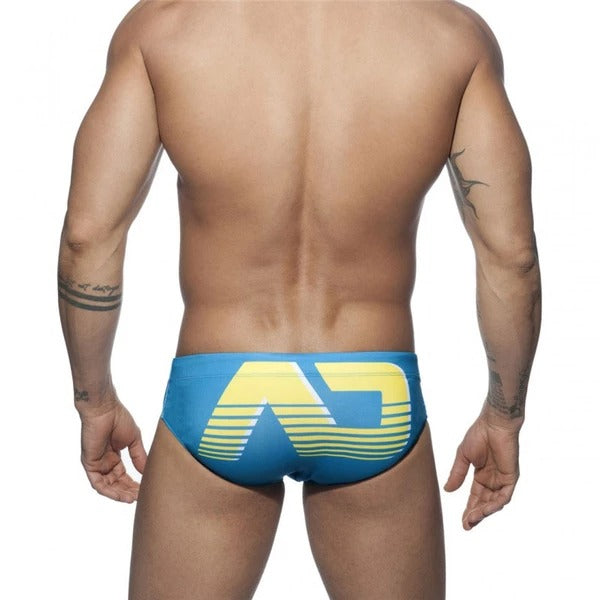 Printed swimsuit briefs
