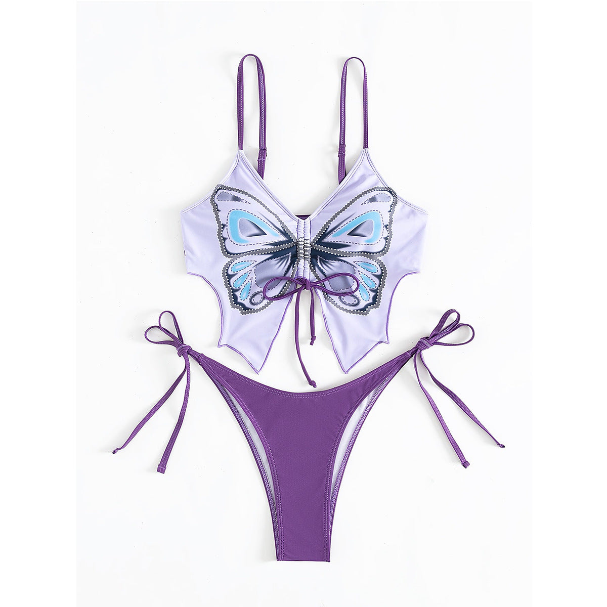 Bikini Swimsuit Female European And American Sexy Style Butterfly Swimsuit