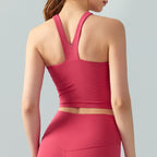 Halter Spaghetti Straps Vest With Chest Pad One-piece Summer Skinny Inner Match Tube Top Sleeveless Top