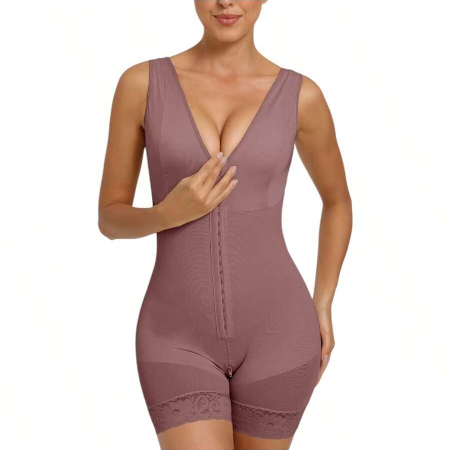 Fajas Colombianas Women's Shapewear, Full Body Sculpting After Abdominal Control, Hip Lifter With Zipper Crotch, Women's Fitness Set,- Prohibition Of Selling On The Amazon Platform