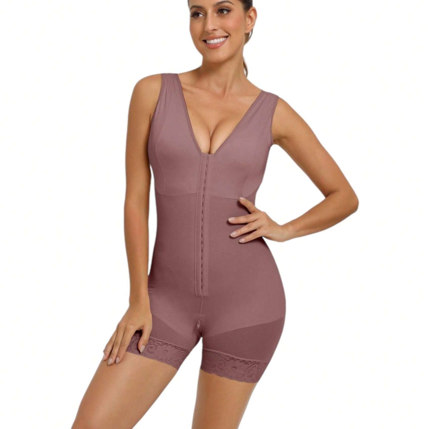 Fajas Colombianas Women's Shapewear, Full Body Sculpting After Abdominal Control, Hip Lifter With Zipper Crotch, Women's Fitness Set,- Prohibition Of Selling On The Amazon Platform