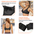 Adjustable-strap Shapewear Shockproof Bra