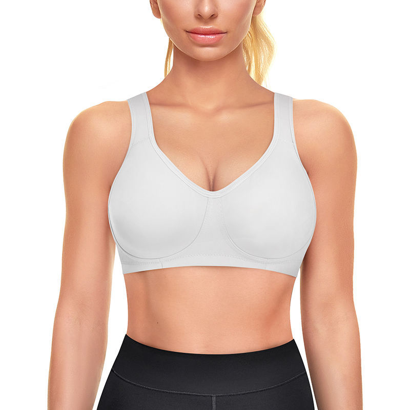 Adjustable-strap Shapewear Shockproof Bra