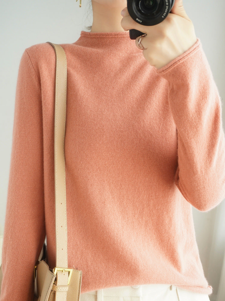 Women's Pullover Sweater Inner Wear Thickened Wool Base Shirt
