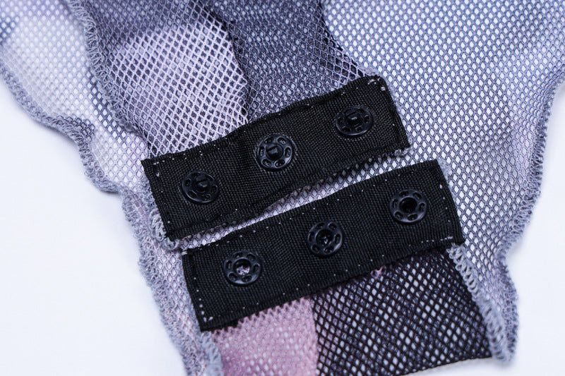 Camouflage long sleeve jumpsuit