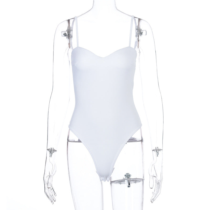 Sexy suspenders jumpsuit