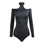 Women's Halter Off-the-shoulder Long Sleeve Jumpsuit