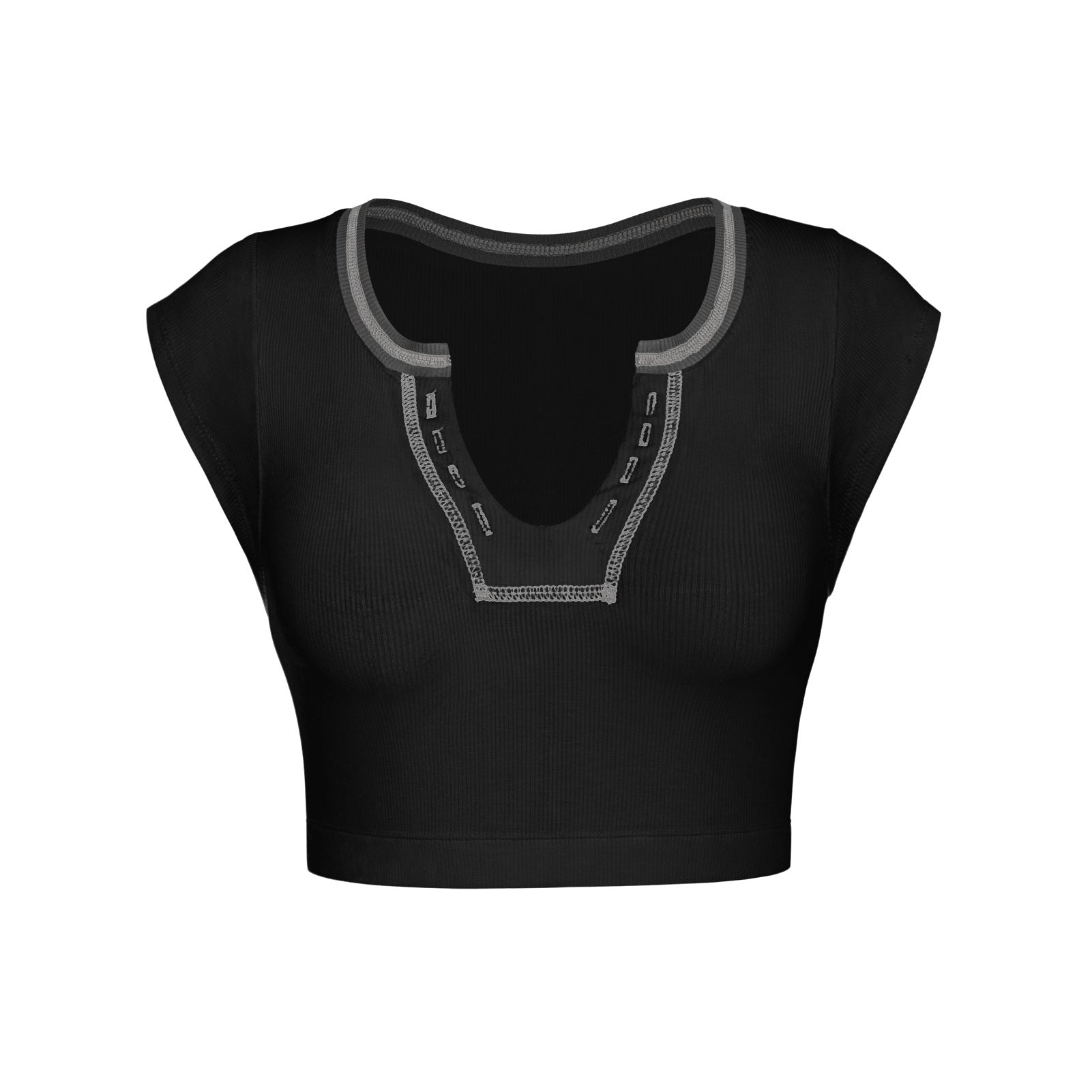 Summer Slim-fit Ultra-short Sexy Hot Girl Top Knitted Base