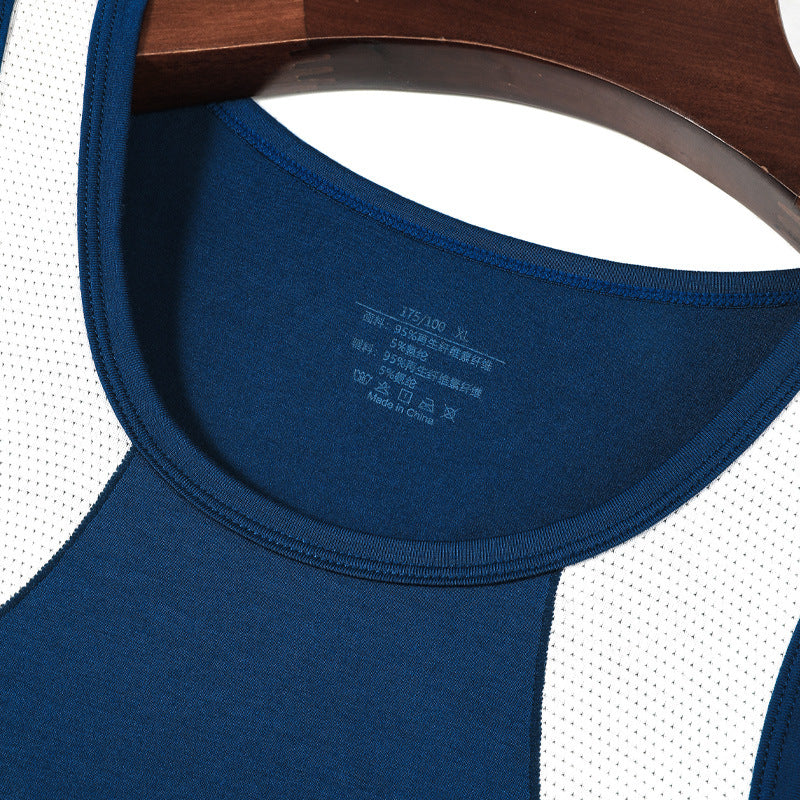 Men's Athletic Running Sleeveless T-Shirt Base Layer Undershirt