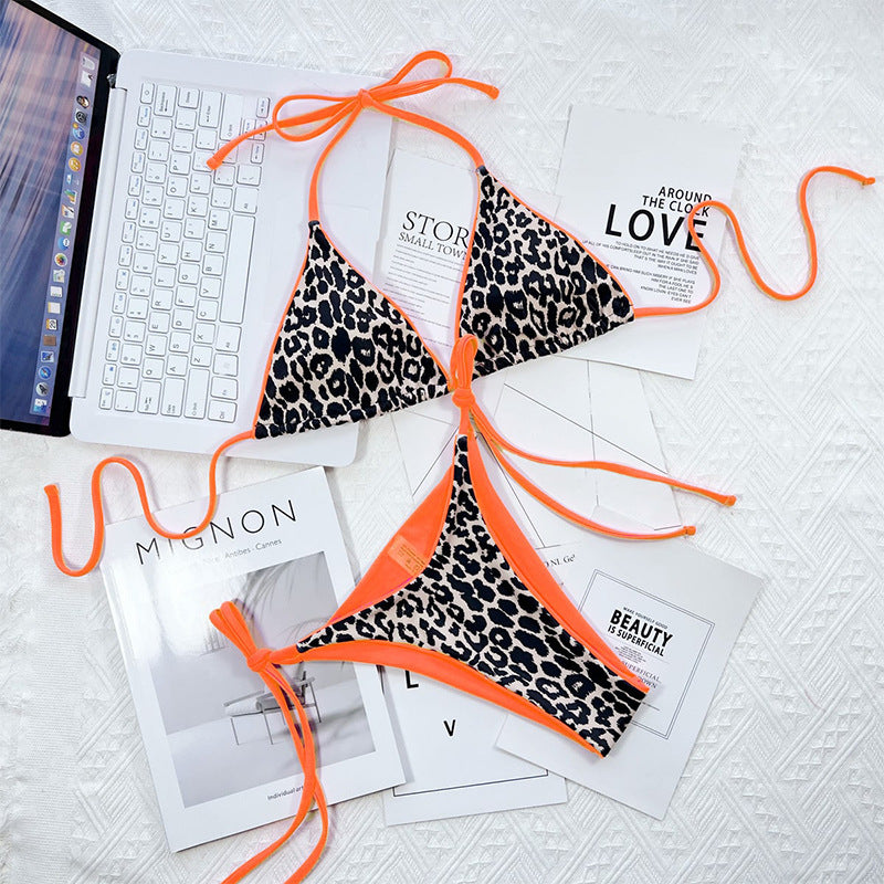 Bikini Solid Color Female Split Swimsuit
