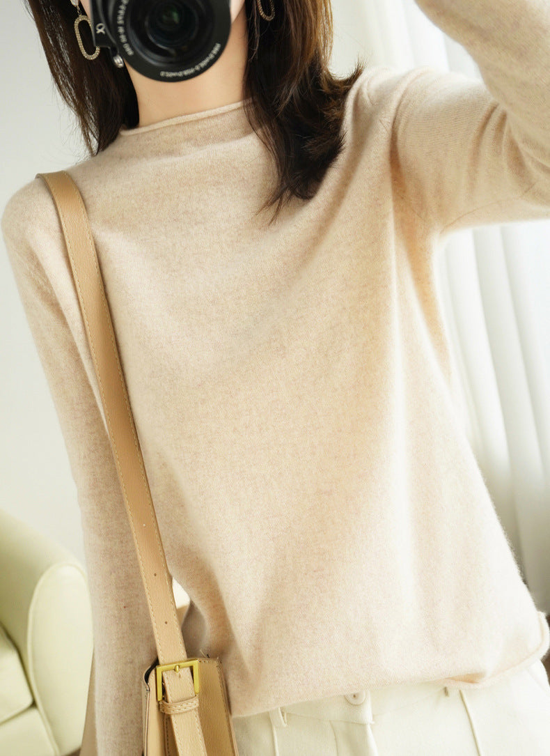 Women's Pullover Sweater Inner Wear Thickened Wool Base Shirt