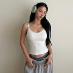 Inner-wear Or Outer-wear Slimming Lace-trimmed Camisole