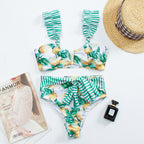 Women's High Waist Women's Split Swimsuit