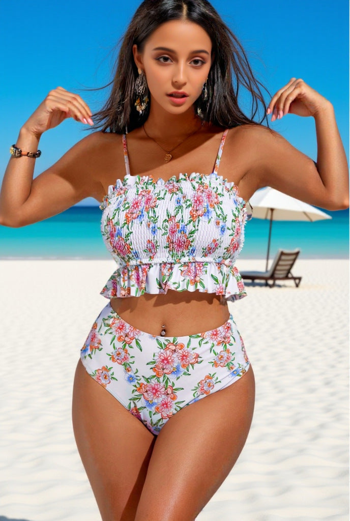 New Ruffled Bikini Two-piece Swimsuit