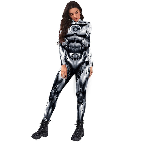 Digital Print Jumpsuit Men's Sports Jumpsuit