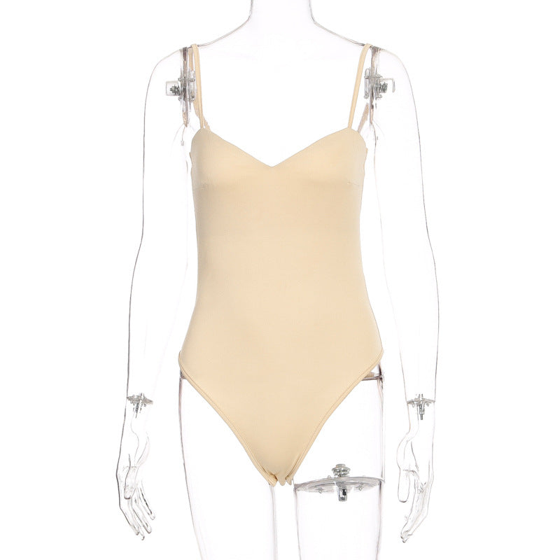 Sexy suspenders jumpsuit
