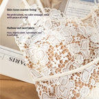 Lace Floral Camisole Mesh Top With Built-in Pads Sexy Slim-Fit Minimalist Base Layer