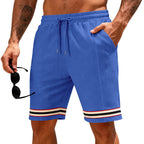 Mens Breathable Loose-fitting Athletic Shorts