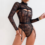 Women's Fashion Lace Sleeveless Jumpsuit Suit