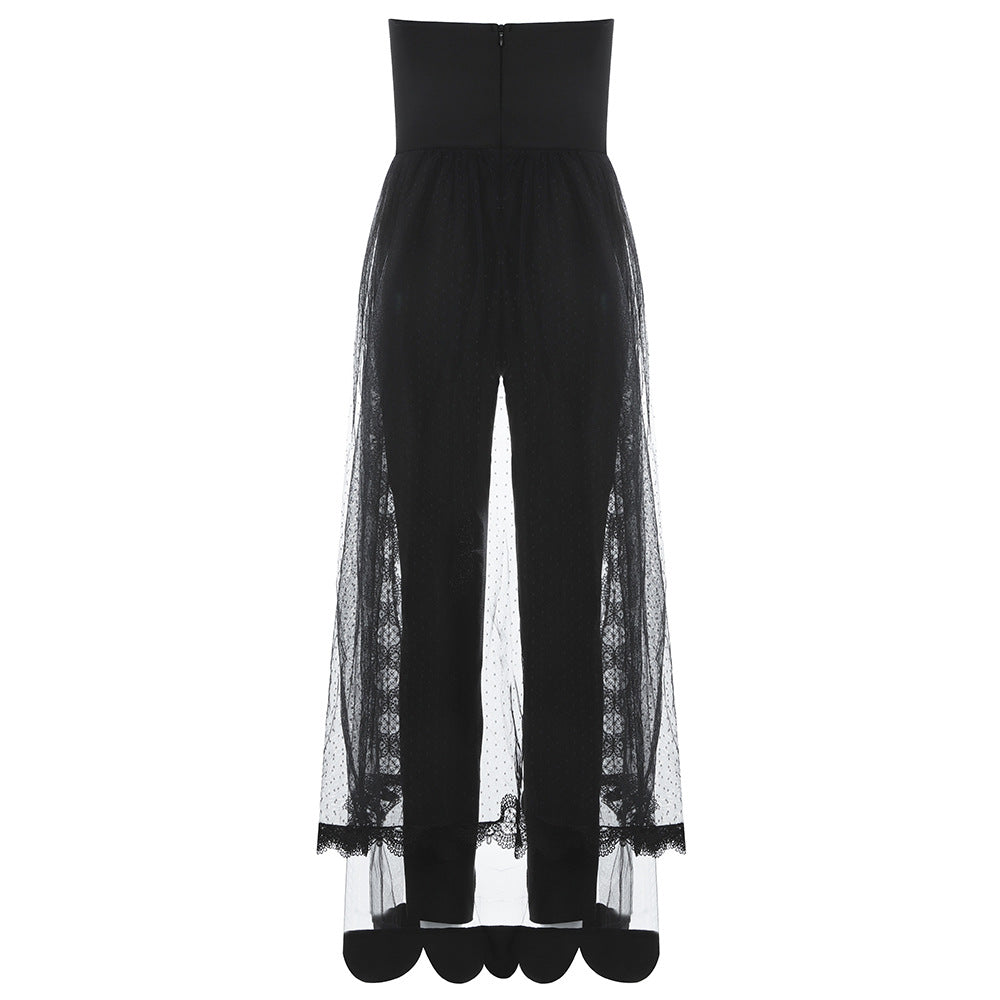 Slim bandage jumpsuit