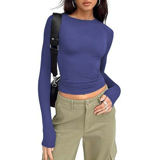 Women's Base-layer Round-neck Long-sleeve Top