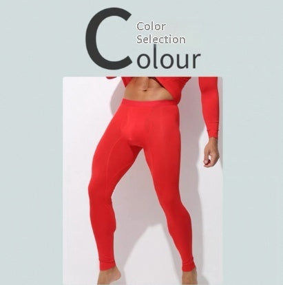 Men's Thermal Underwear Thin Top And Pants Set