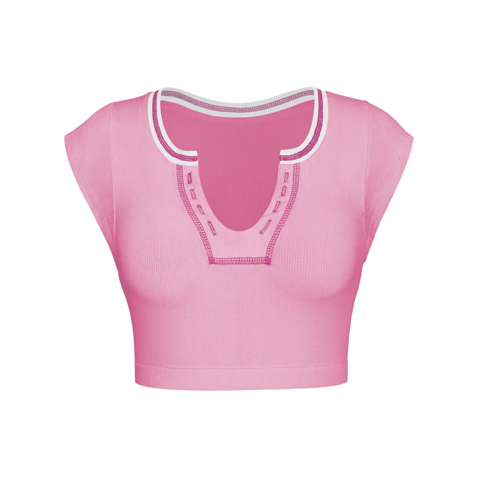 Summer Slim-fit Ultra-short Sexy Hot Girl Top Knitted Base