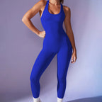 Women's One-piece Yoga Set With Jumpsuit Pants