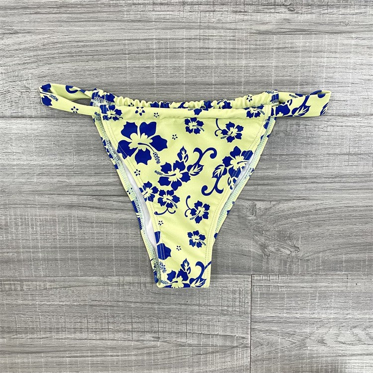 Sexy Print Bikini Women's Fission Swimsuit