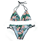 New Bikini Women's Swimsuit Printed Halter Series