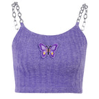 Short Sling With Embroidery Base