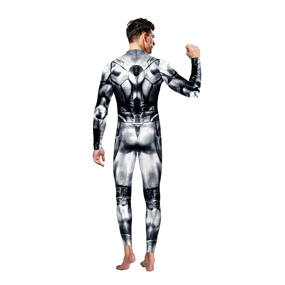 Digital Print Jumpsuit Men's Sports Jumpsuit