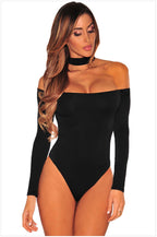 Women's Halter Off-the-shoulder Long Sleeve Jumpsuit
