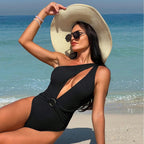 New Sexy Solid-color One-piece Swimsuit